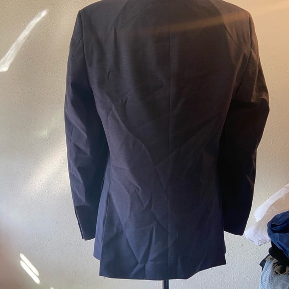 Men’s size small 38L Tommy Hilfiger two-piece suit Blue T23 - Picture 2 of 9